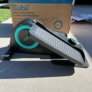 Cubii Under Desk Elliptical in Black and Teal